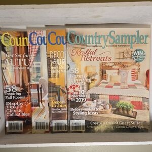 Country Sampler Magazine Collection (4 Magazines)